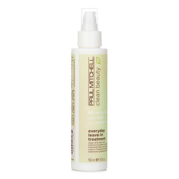 Paul Mitchell Clean Beauty Everyday Leave-In Treatment 150ml/5.1oz with argan oil and aloe vera for all hair types