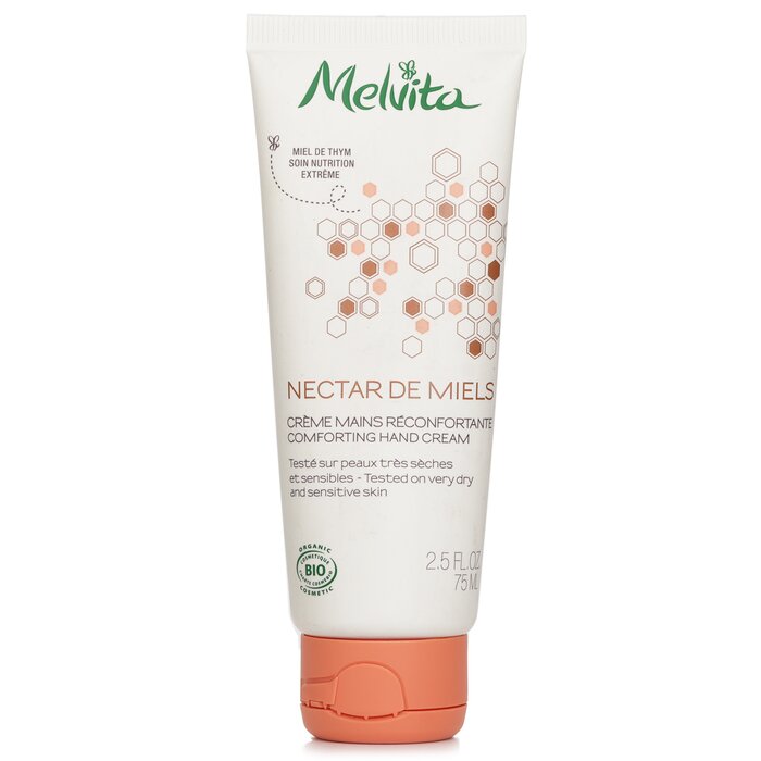 Melvita Nectar de Miels comforting hand cream with honey for very dry and sensitive skin 75ml/2.5oz