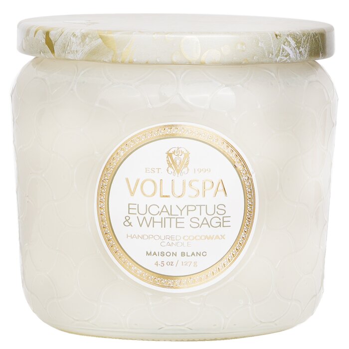 Voluspa petite jar candle in eucalyptus & white sage 128g/4.5oz