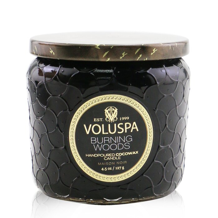 Voluspa Petite Jar Candle in Burning Woods 128g/4.5oz