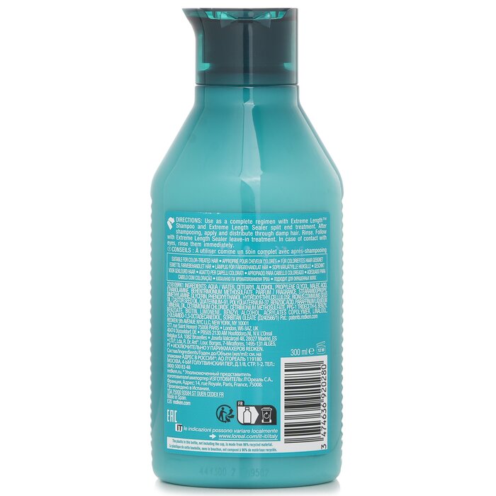 Redken Extreme Length Conditioner with biotin and castor oil for stronger hair 300ml/10.1oz