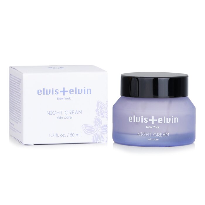 Elvis + Elvin night cream with nourishing oils for face 50ml/1.7oz