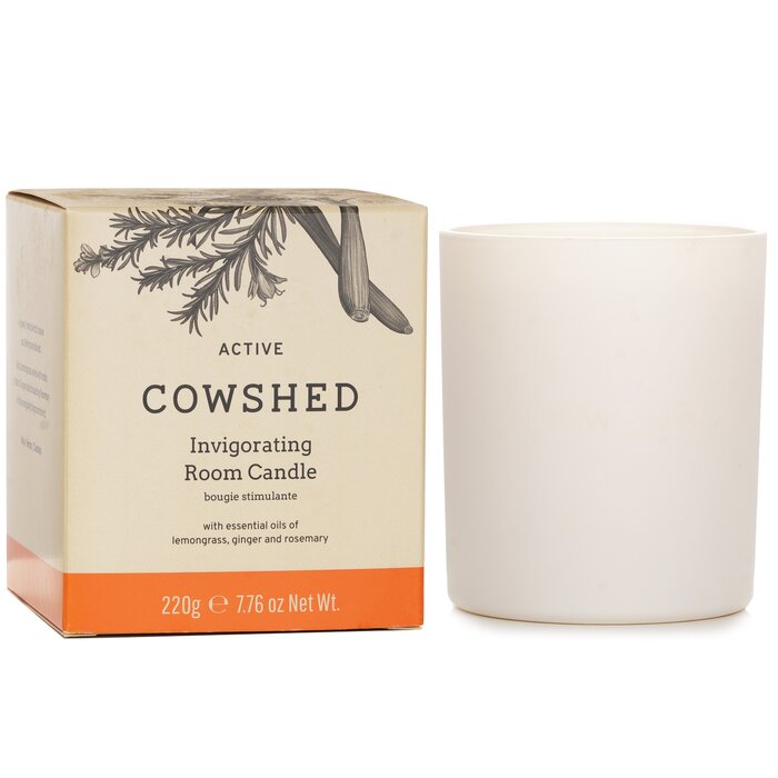 Cowshed active candle with basil and mint 220g/7.76oz