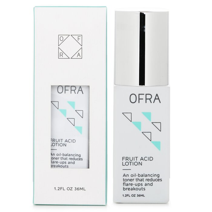 OFRA Cosmetics exfoliating facial toner with fruit acids for oily and combination skin, 36ml/1.2oz