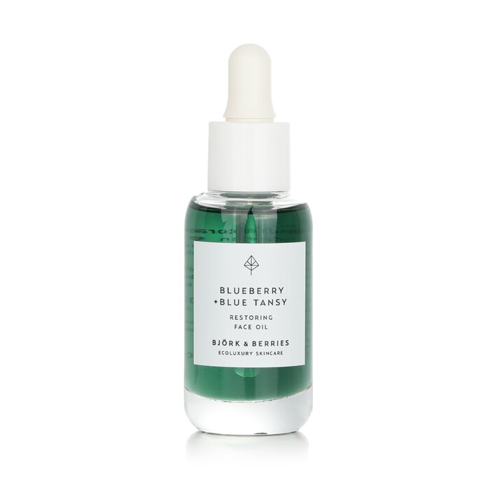 Bjork & Berries Blueberry + Blue Tansy restoring face oil 30ml