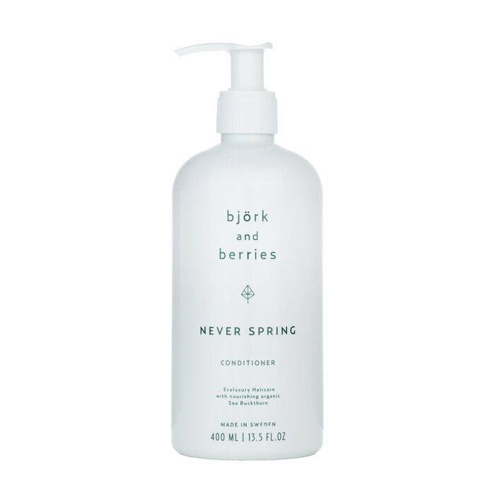 Bjork & Berries Never Spring conditioner with sea buckthorn for all hair types 400ml/13.5oz