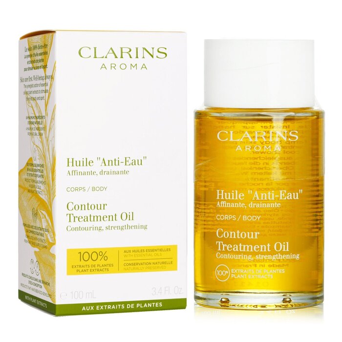 Clarins body treatment oil with hazelnut for contouring 100ml/3.4oz