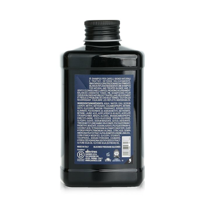 Davines Heart of Glass silkening shampoo for blonde hair 250ml/8.45oz