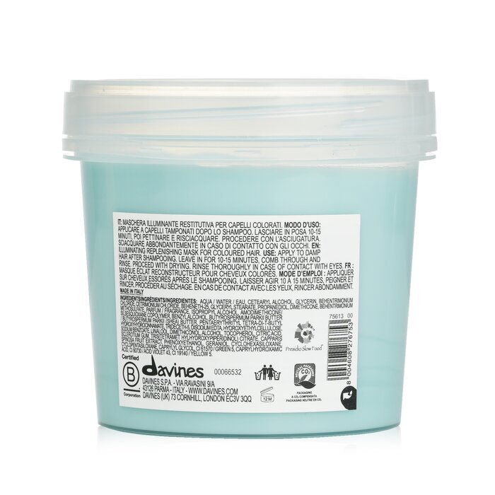 Davines Minu hair mask for colored hair 250ml/8.89oz with caper blossom extract