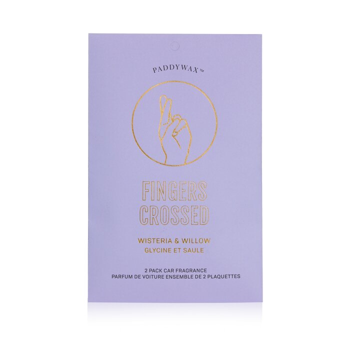 Paddywax Impressions Fingers Crossed car fragrance set - 2 packs