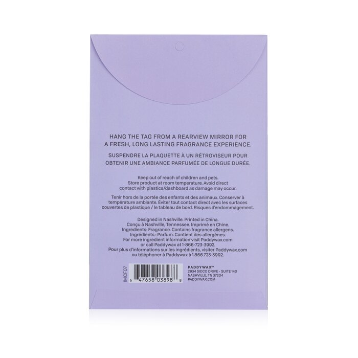Paddywax Impressions Fingers Crossed car fragrance set - 2 packs