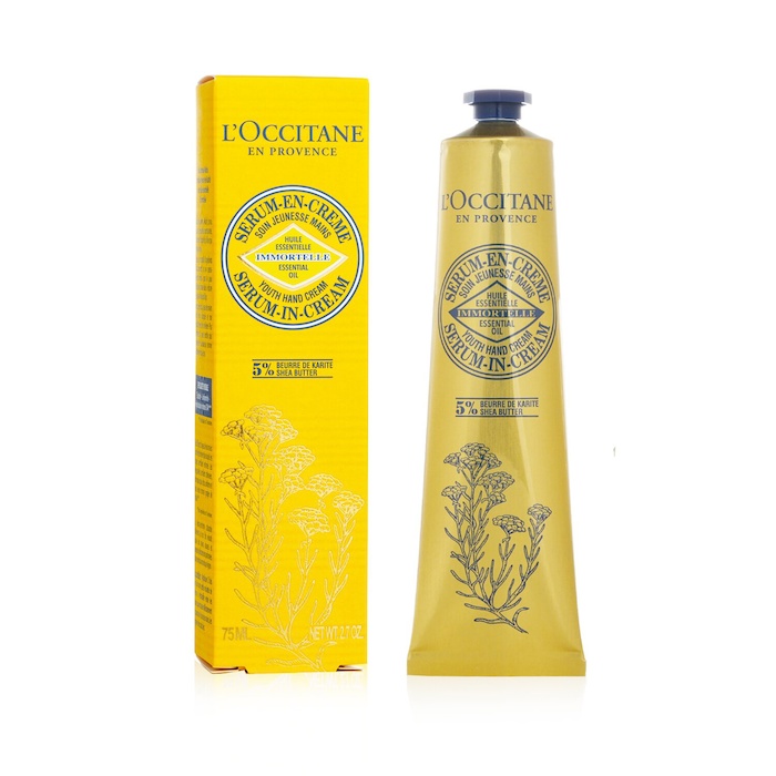 L'Occitane shea immortelle youth hand cream 75ml/2.7oz