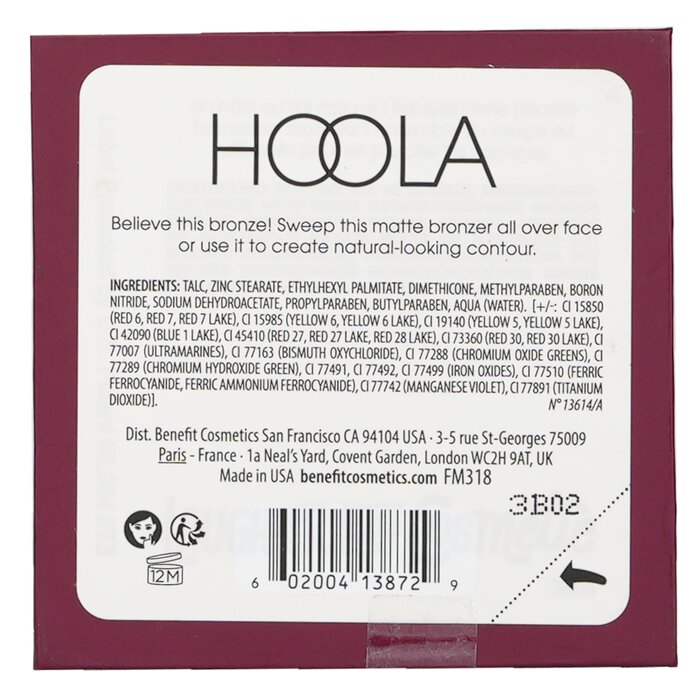 Hoola matte bronzer by BENEFIT 8g/0.28oz