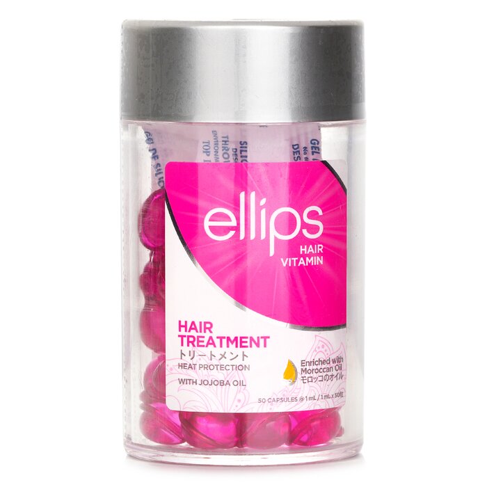Ellips Hair Vitamin Oil Treatment with Moroccan, Argan, and Jojoba Oils, 50 capsules x 1ml
