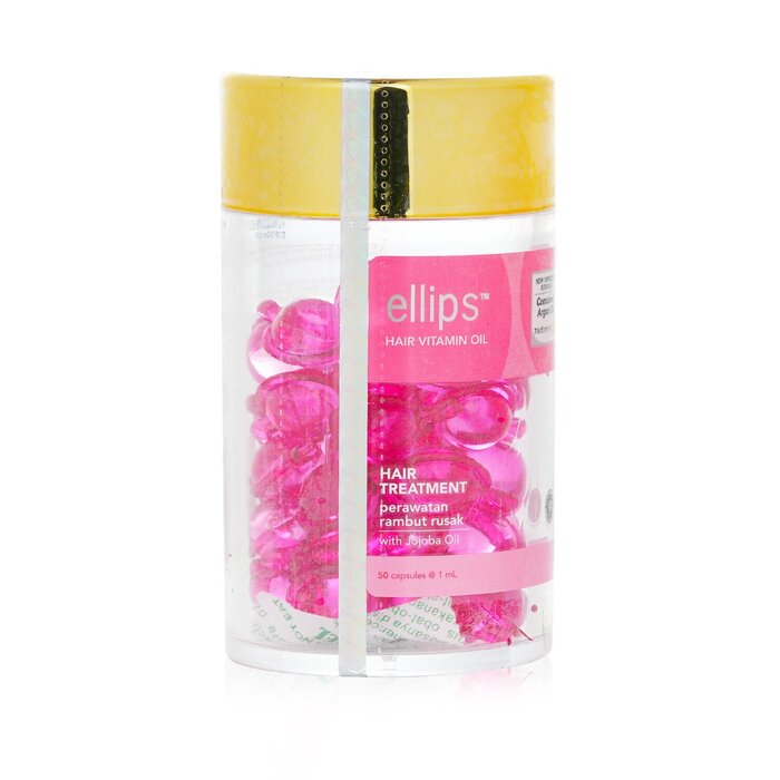 Ellips Hair Vitamin Oil Treatment with Moroccan, Argan, and Jojoba Oils, 50 capsules x 1ml