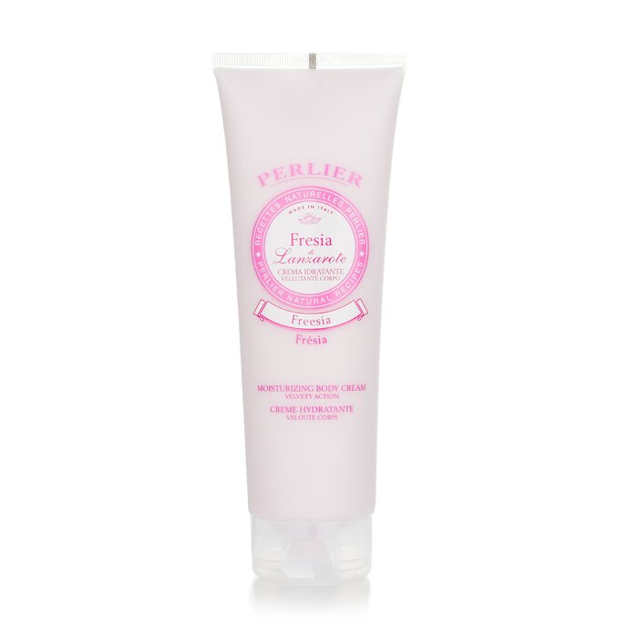 Perlier Freesia moisturizing body cream with almond oil 250ml/8.4oz