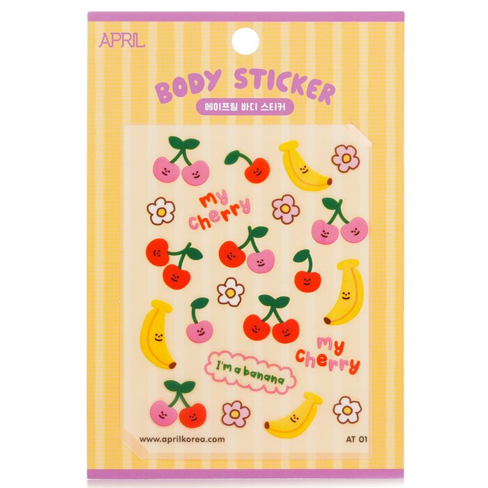 April Korea body stickers - #AT 01 1pc