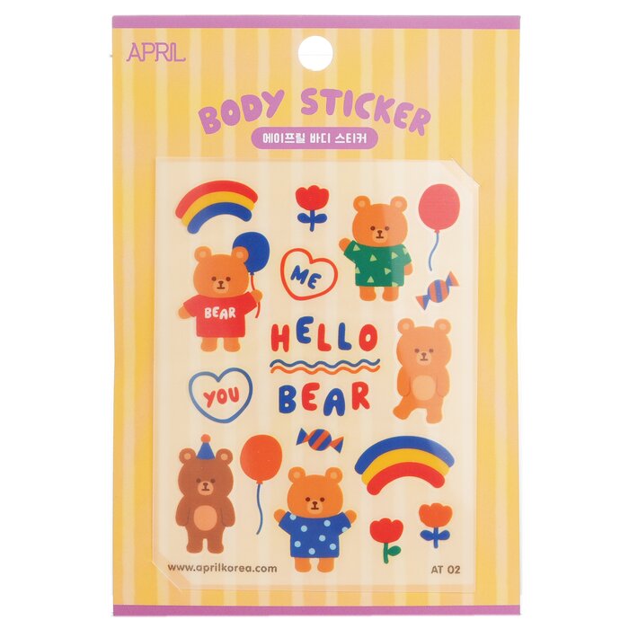 April Korea body sticker - AT 02 1pc