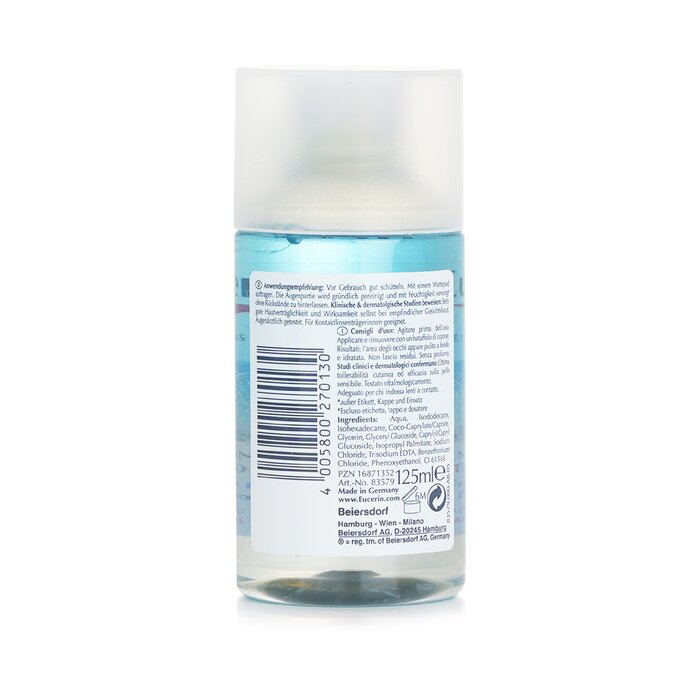Eucerin eye makeup remover 125ml