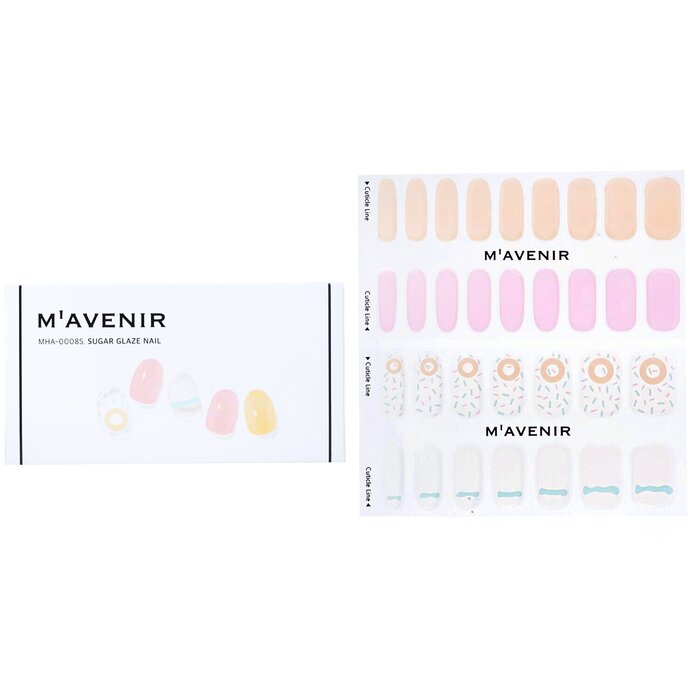 Mavenir Sugar Glaze nail stickers, 32 pcs