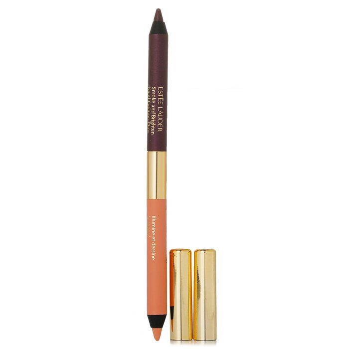 Estee Lauder Smoke and Brighten Kajal Eyeliner Duo 5g - 02 Bordeaux / 02 Ivory