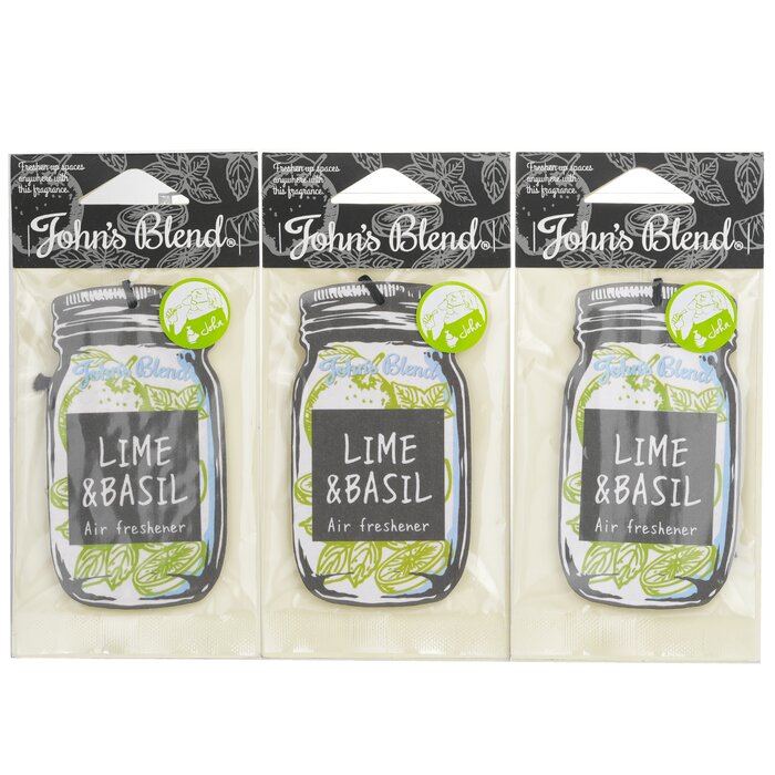 John's Blend lime & basil air freshener 3pcs