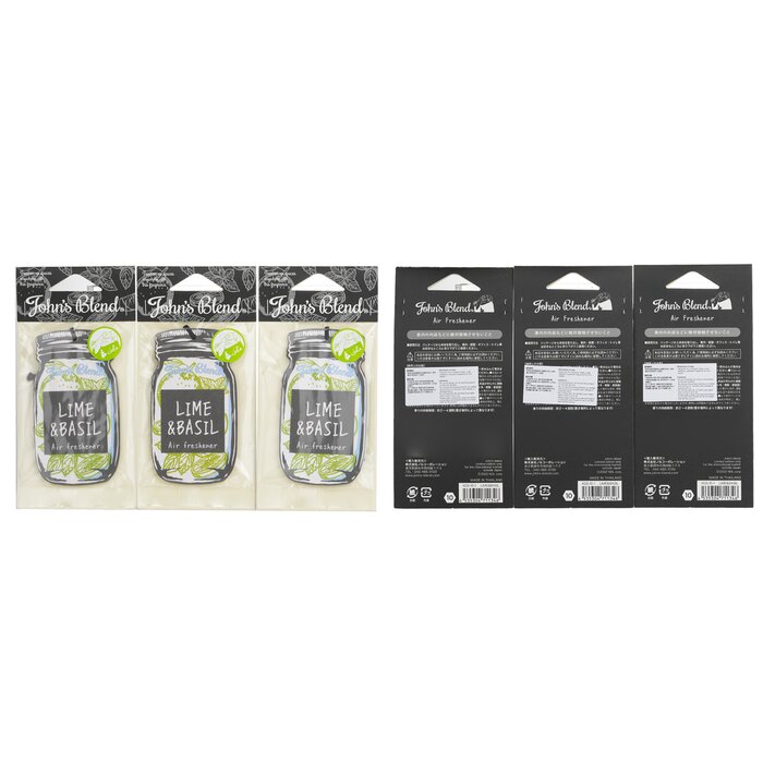John's Blend lime & basil air freshener 3pcs