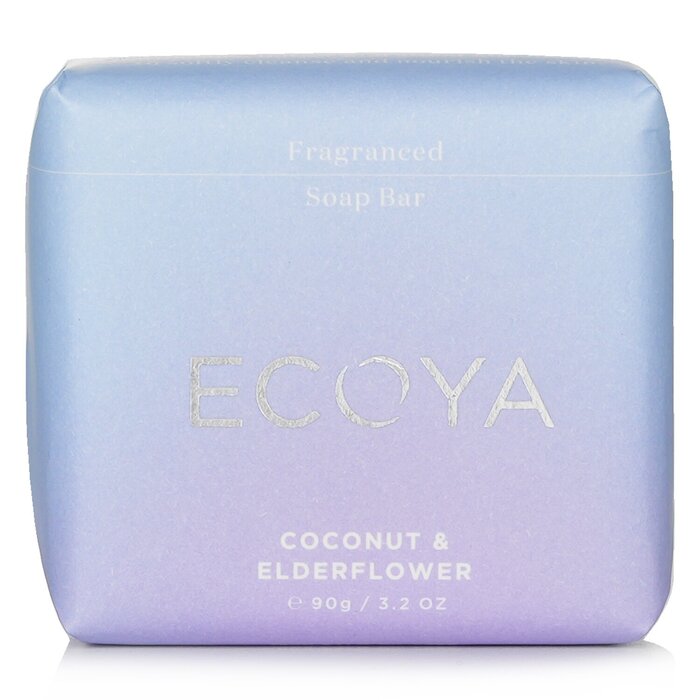 Ecoya coconut & elderflower soap bar 90g/3.2oz