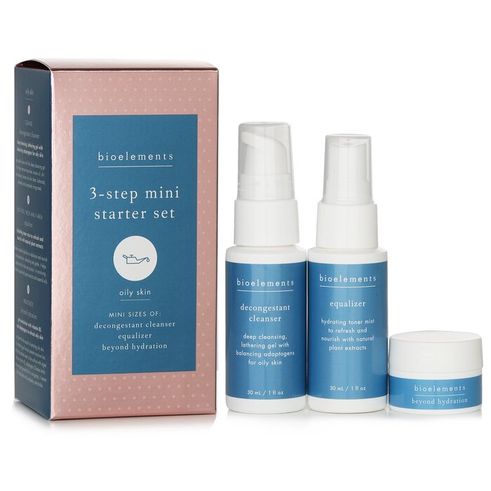Bioelements 3-Step Mini Starter Set for Oily Skin 3pcs