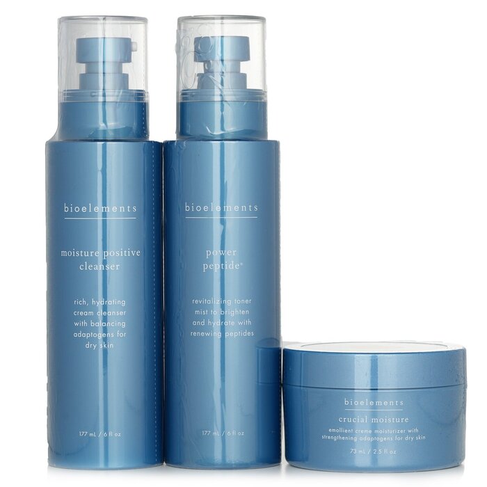 Bioelements 3-Step starter set for dry skin 3pcs