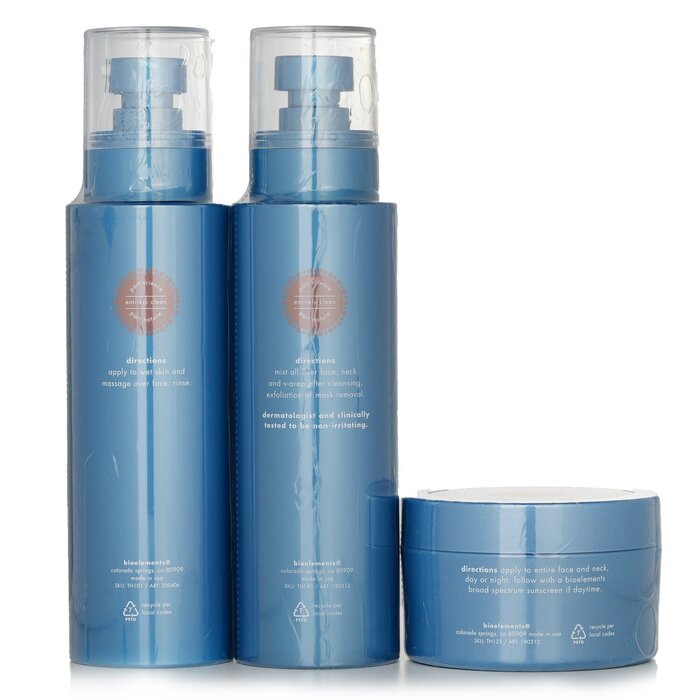 Bioelements 3-Step starter set for dry skin 3pcs