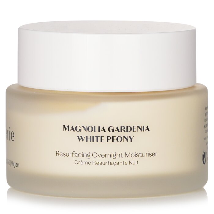 Flanerie resurfacing overnight moisturiser with white peony and moringa oil 45ml/1.52oz