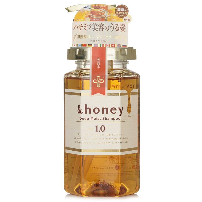 Deep moist shampoo with honey and argan oil for dry damaged hair 440ml