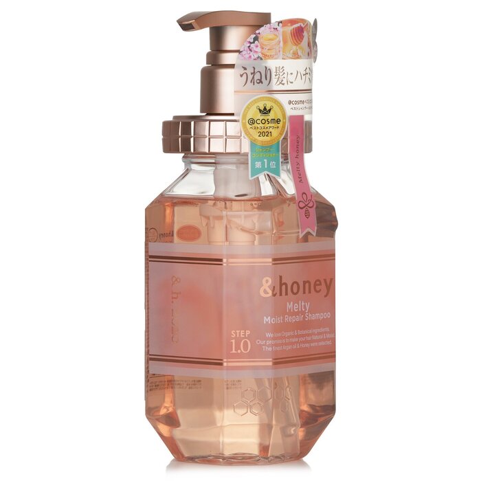 &honey Melty Moist Repair Shampoo 440ml with honey for silky, manageable hair