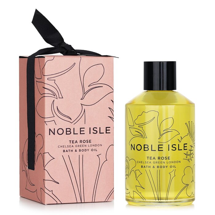 Noble Isle tea rose bath and body oil 250ml/8.45oz