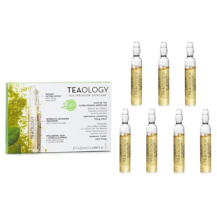Teaology matcha tea ultra firming ampoules 7x2.5ml