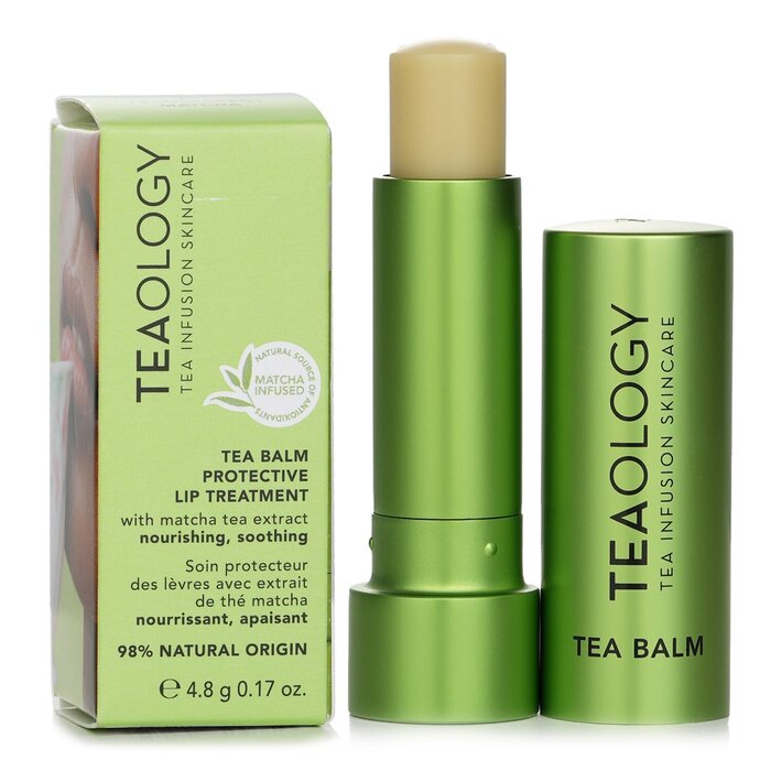 Teaology transparent matcha tea lip balm 4.8g/0.17oz