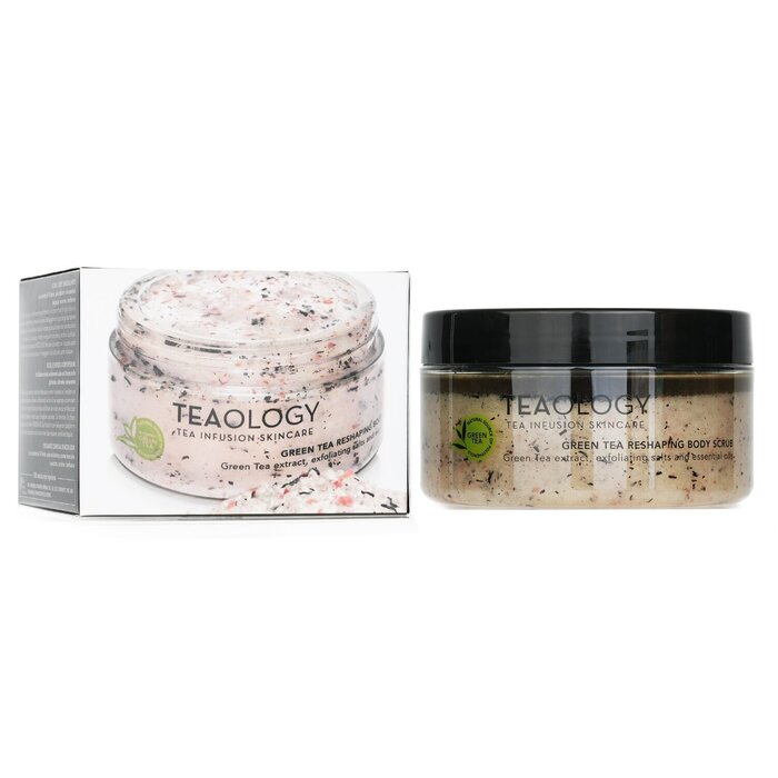 Teaology green tea reshaping body scrub 450g/15.8oz