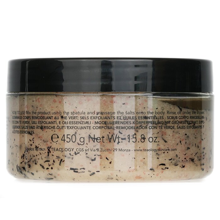 Teaology green tea reshaping body scrub 450g/15.8oz