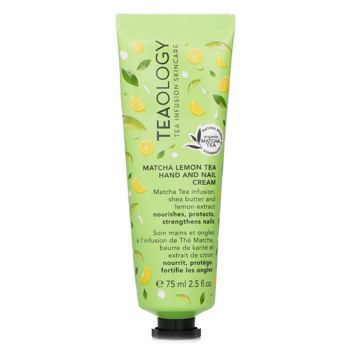 Teaology matcha lemon tea hand and nail cream 75ml/2.5oz
