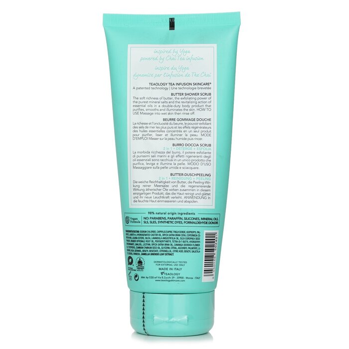 Teaology Yoga Care Radiance butter shower scrub 200ml/6.7oz
