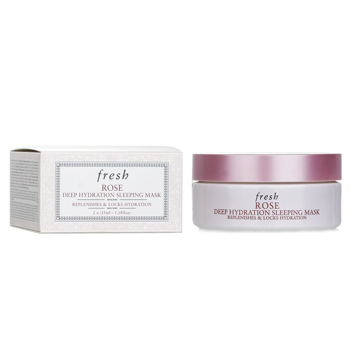 Fresh rose deep hydration sleeping mask 2x35ml/1.18oz