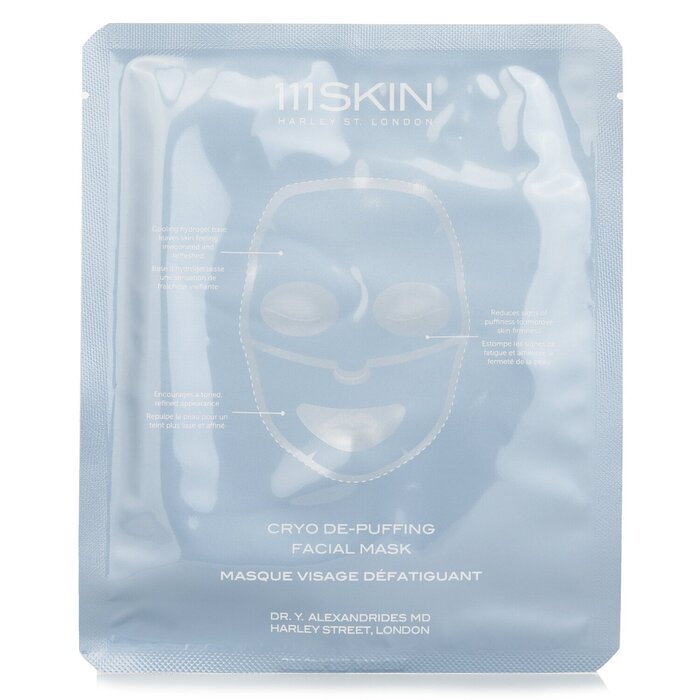 111Skin cryo de-puffing facial mask 5x30ml