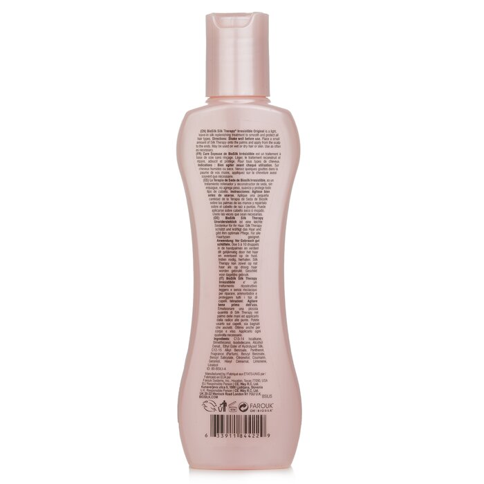 Biosilk Therapy irresistible leave-in treatment with silk proteins for all hair types 167ml/5.64oz