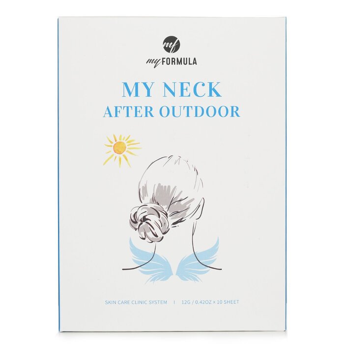 My Formula after-sun soothing neck mask 10pcs x 12g