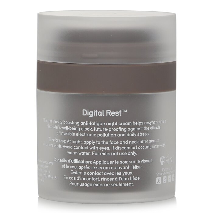 Sarah Chapman Digital Rest Night Cream with hyaluronic acid, 30ml