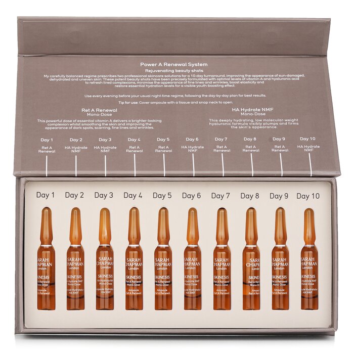Sarah Chapman Skinesis Power A Renewal System 10-day treatment with vitamin A and hyaluronic acid