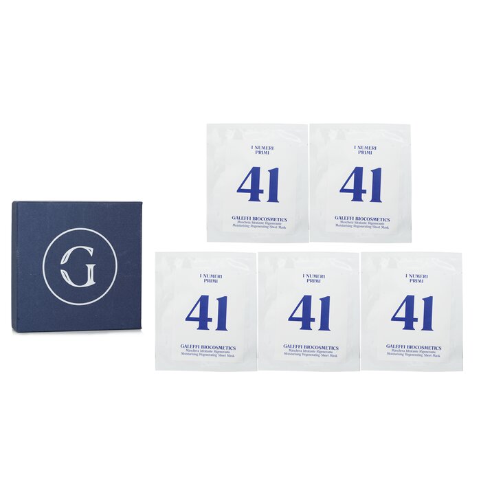 I Numeri Primi moisturizing regenerating sheet mask 5x10ml/0.33oz
