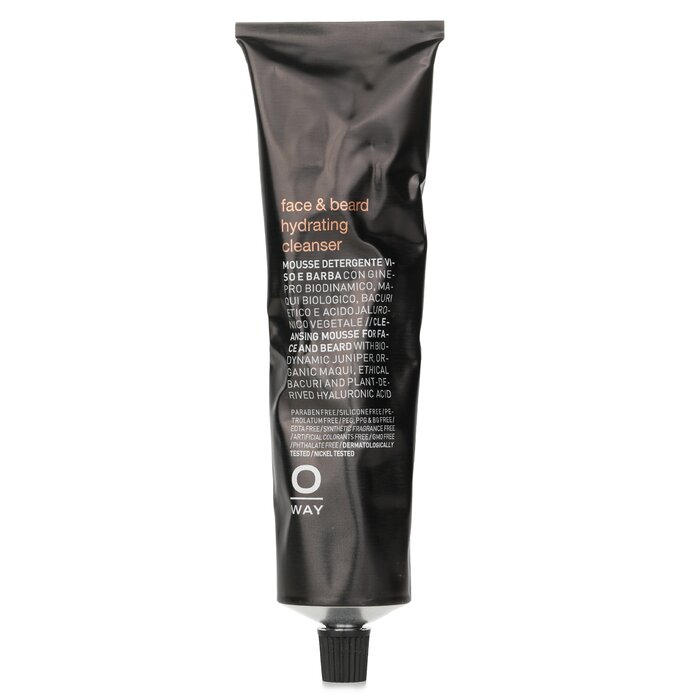 Oway face and beard hydrating cleanser 150ml/5oz