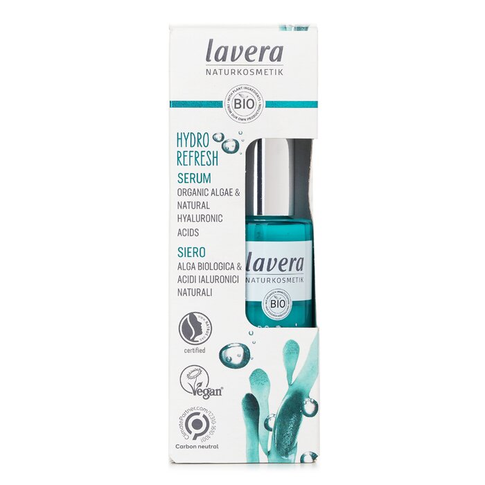 Lavera hydro refresh serum with organic algae and hyaluronic acid 30ml